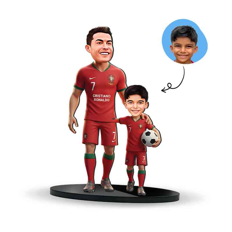 Boy with cristiano